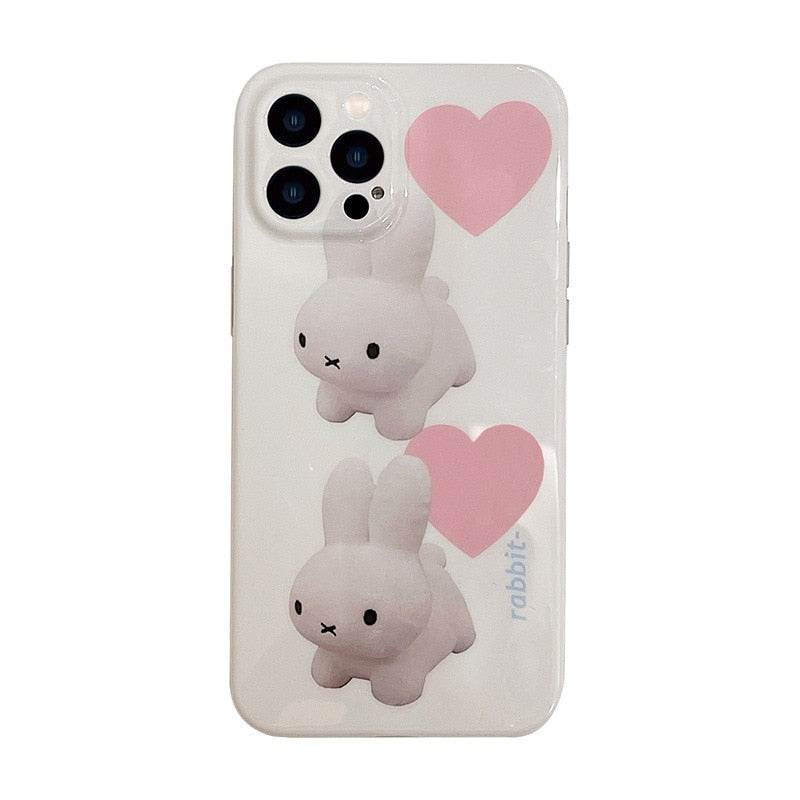 Pink Plush Bunny Phone Case