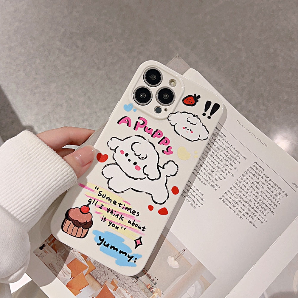 Strawberry Puppy Phone Case