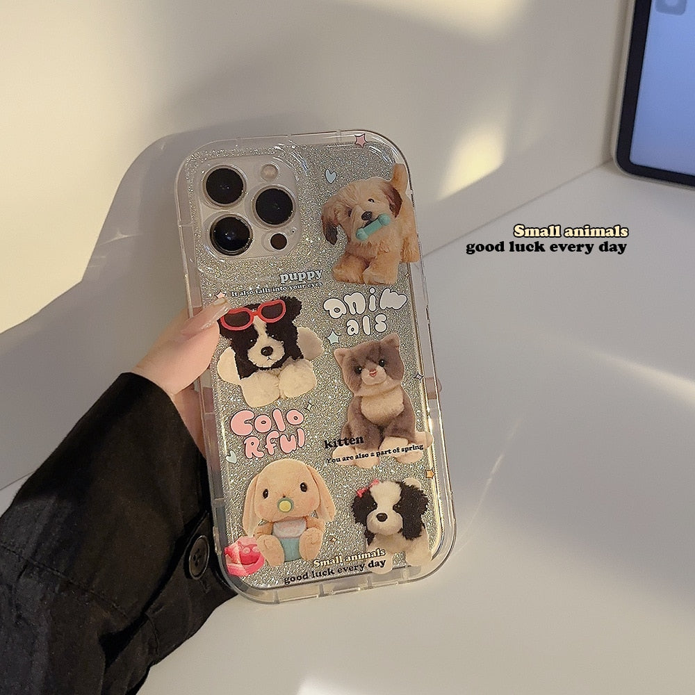 Glitter Animal Phone Case