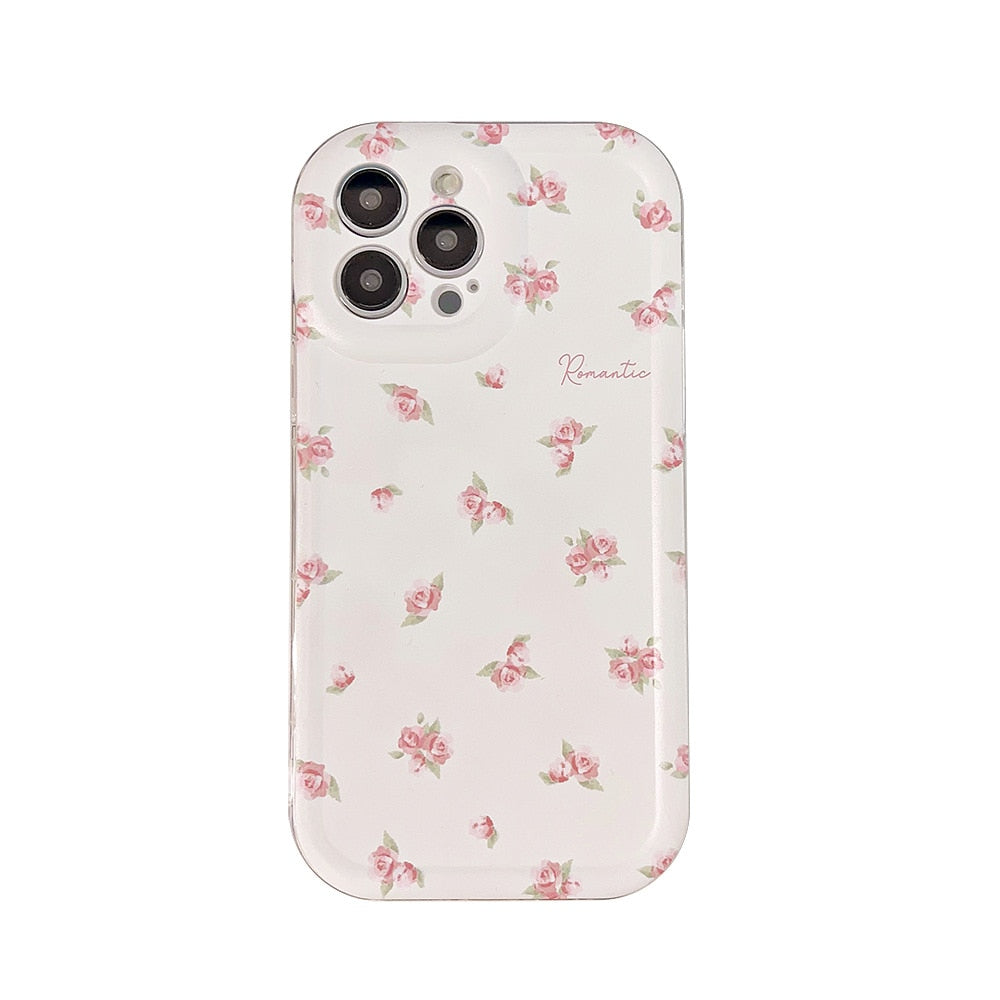 Pink Rose Flowers Phone Case