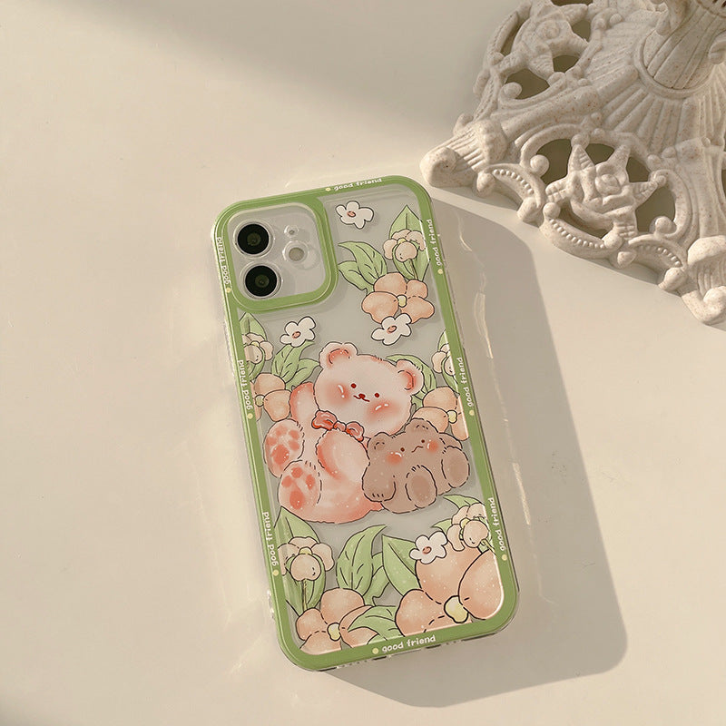 Retro Garden Bear Phone Case