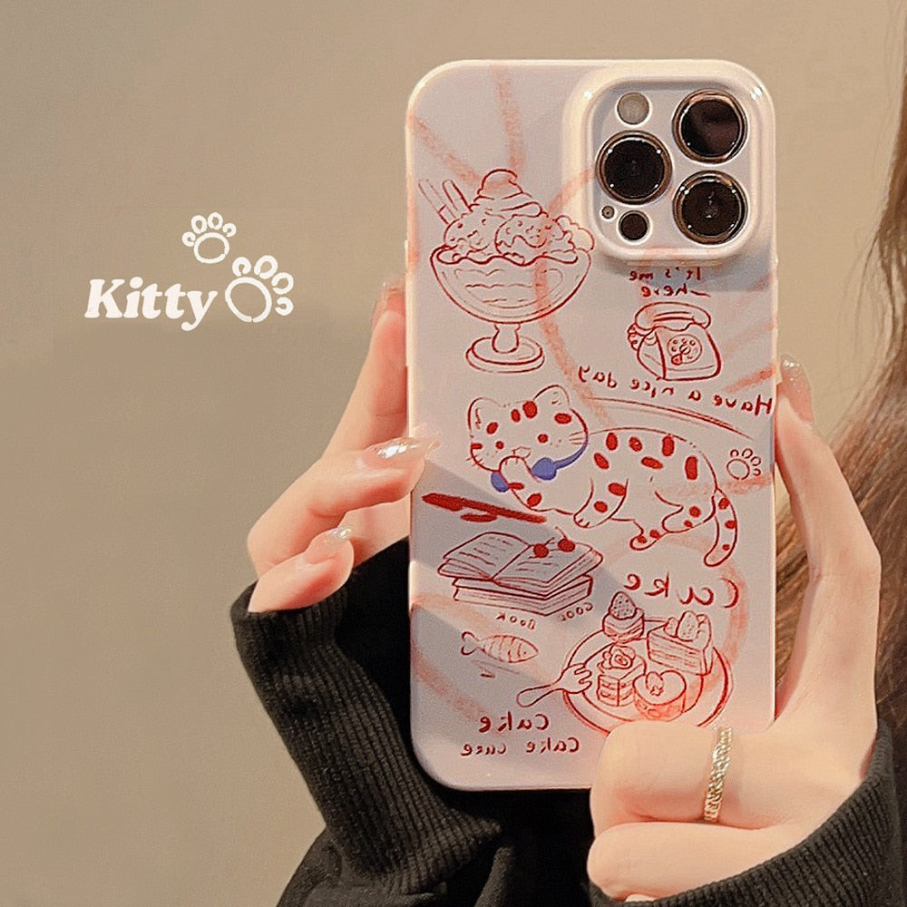 Cartoon KittyCat Phone Case