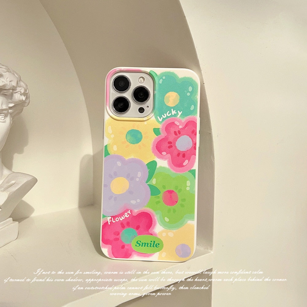 Summer Oil Painting Flowers Phone Case