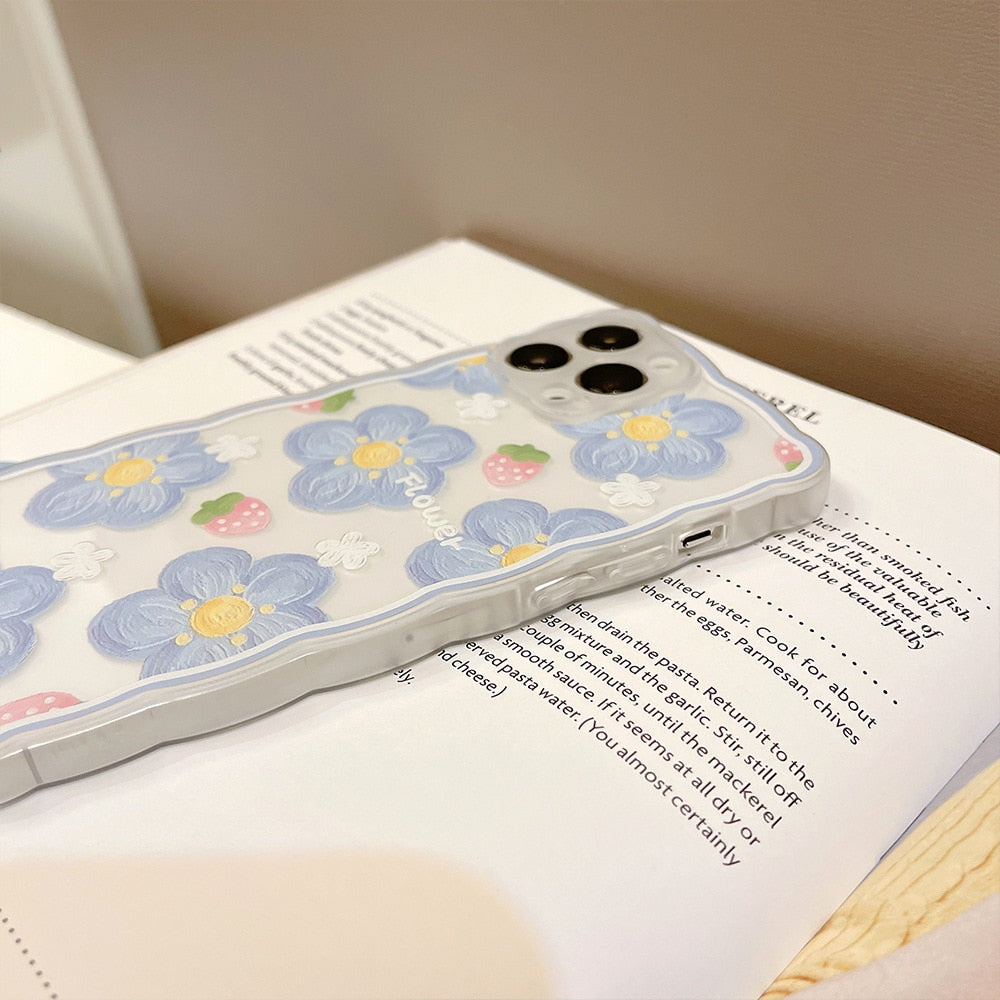 Retro Flower Oil Painting Phone Case - Zinkiee