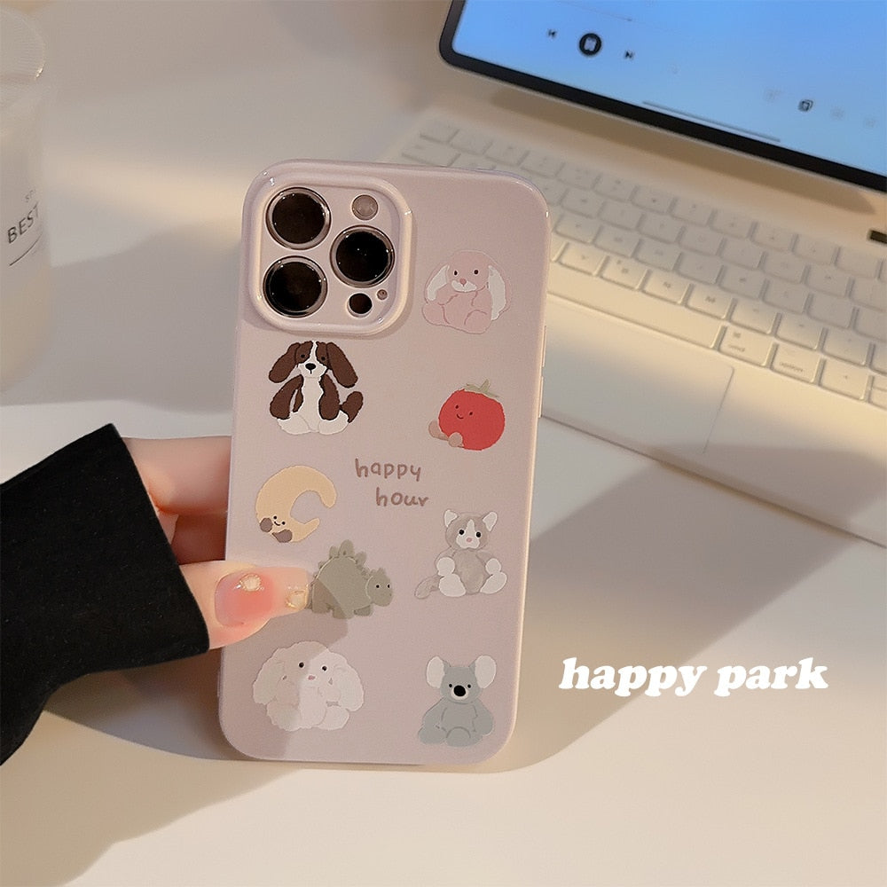 Cute Animal & Friends Phone Case